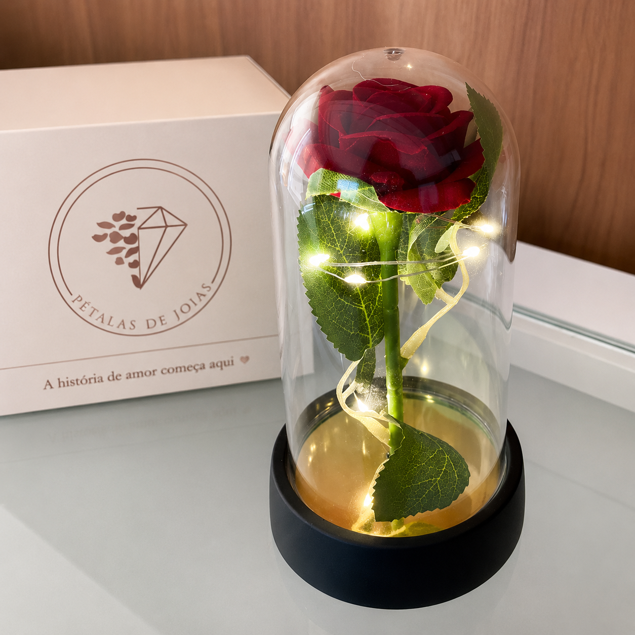 Rosa Encantada A Bela e A Fera | O Cenário Mágico para o seu "Sim"