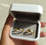 Alianças Império Banhado a Ouro18k + Anel solitário - Pétalas de Joias