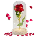 Rosa Encantada com LED | O Cenário Mágico para o seu "Sim" - Pétalas de Joias